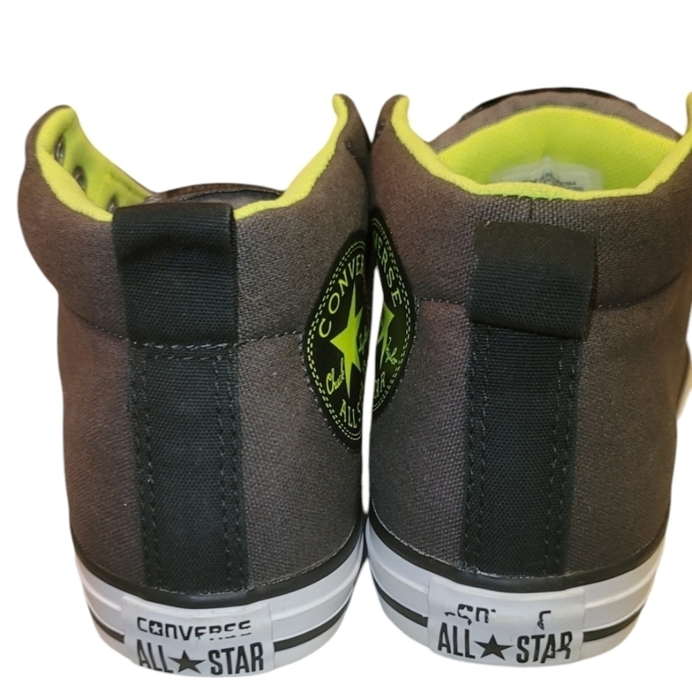 Converse All Star High Top Neon Sneakers Dual Wear Lace-up or no Laces - Picture 13 of 16